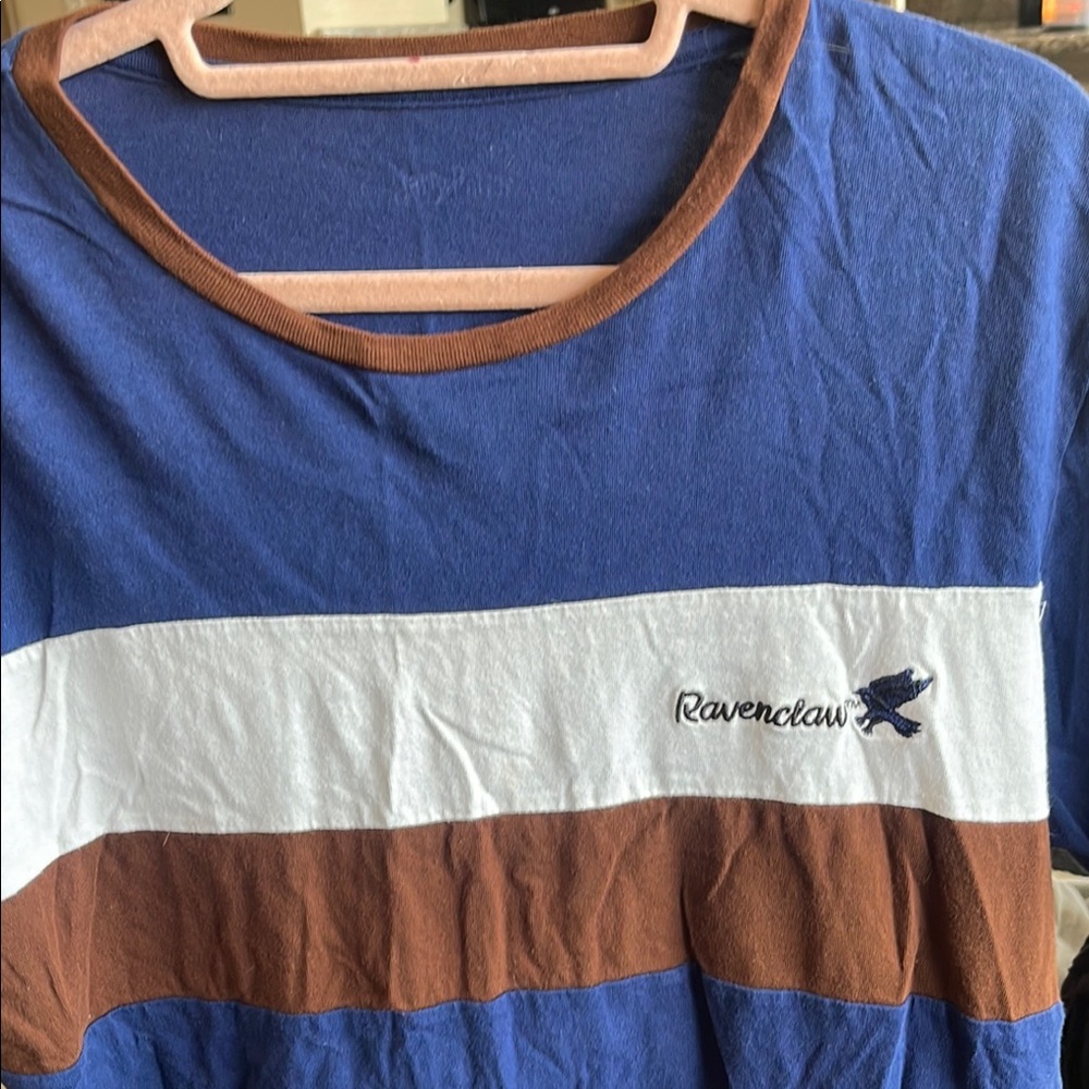 Harry Potter Ravenclaw Blue and Brown T-Shirt